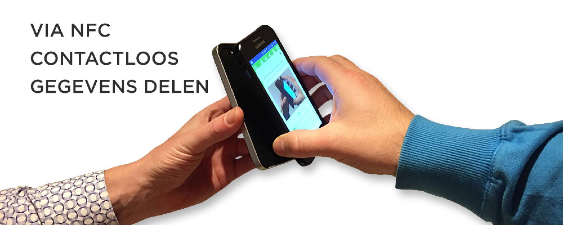 NFC CONTACTLOOS om je digitale businesscard te delen - Near Field Communication